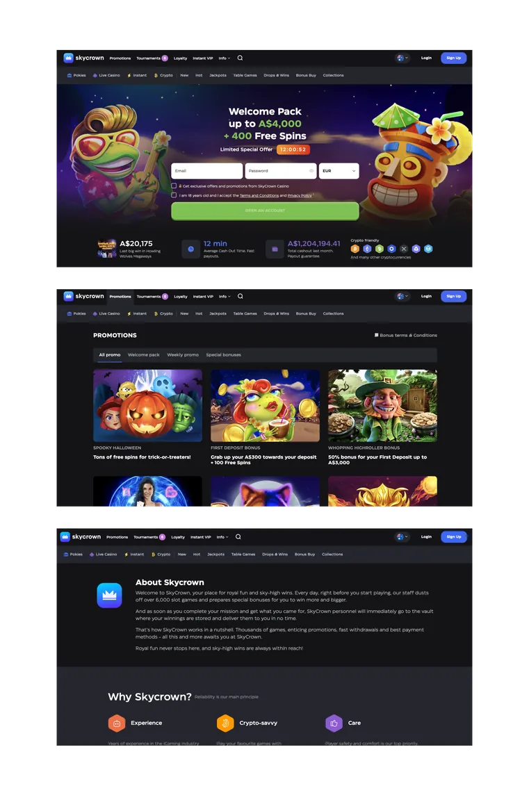 Lucky Days Casino slots selection